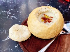 牡蛎奶油面包汤-The Rug Cafe(王府中环店)