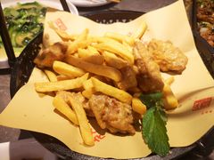 蛋黄翅中焗薯条-闫府私房菜·老字号(恒隆店)