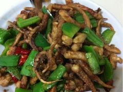 干煸鱿鱼-满口香饭店