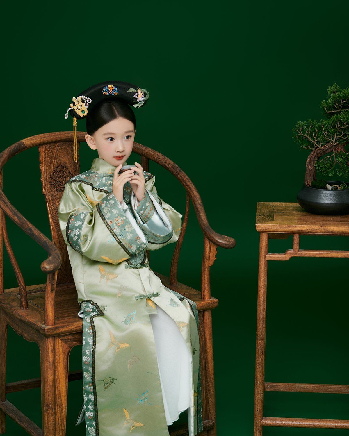 华丽可爱清宫格格95儿童古装写真