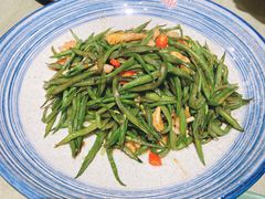 小炒扁豆丝-那家小馆•北京菜•烤鸭(中关村店)