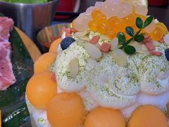 蜜瓜牛奶雪花冰-玄希浪漫厨房·韩料烤肉(湖滨银泰in77店)