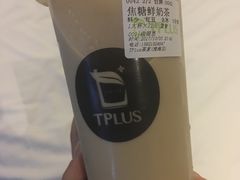 焦糖鲜奶茶-TPLUS茶家(淮海店)