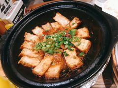 砂锅脆皮豆腐-炊烟小炒黄牛肉(中心印象城店)