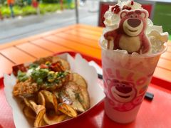 川味炸鸡配土豆片-Lotso Lunch Box 草莓熊餐盒