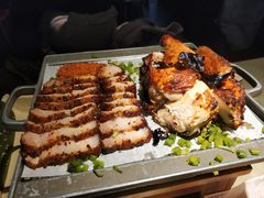 烤肉烤鸡双拼-绿茶餐厅(成都大悦城店)