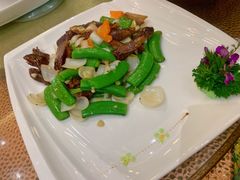 蜜豆百合炒腊肉-海王老记