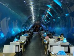 大堂-海棠湾洲际-涛·海底餐厅·美人鱼·自助餐·海底隧道