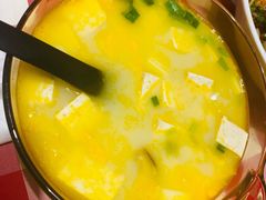 鸡汤小白菜煮榆林豆腐-西贝(金桥店)
