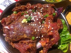 秘制香辣牛肉-胖记烤肉(江汉路店)