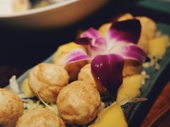 咸蛋黄酱炒汤圆-上楼私房菜(院士路店)
