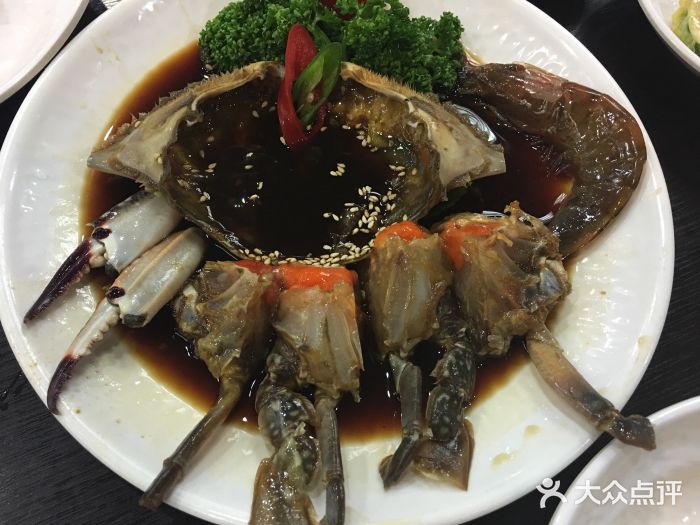 咸草酱蟹图片