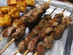 -老红桥炸灌肠牛肚锅烧烤(定福庄店)