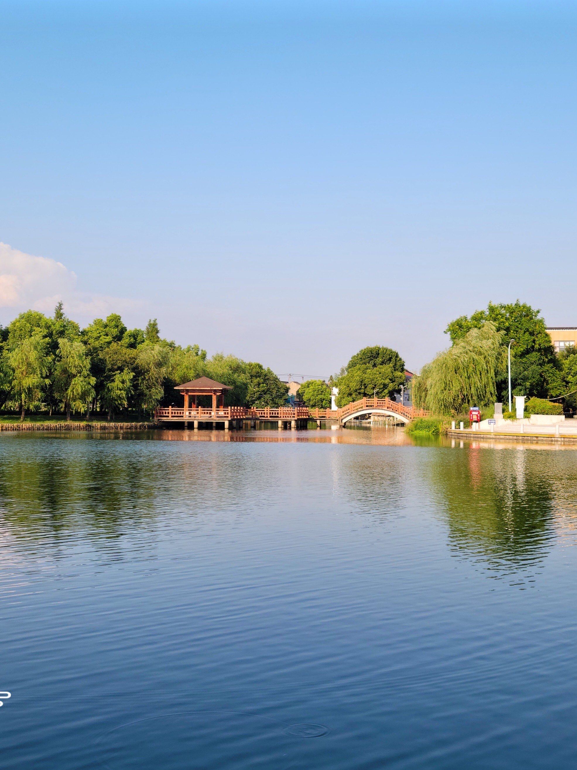 浙江宁波西洋港村,江南水乡风情,是露营胜地