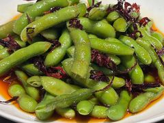 糊香炝毛豆-粗茶淡饭·隐庐私厨(东亭店)
