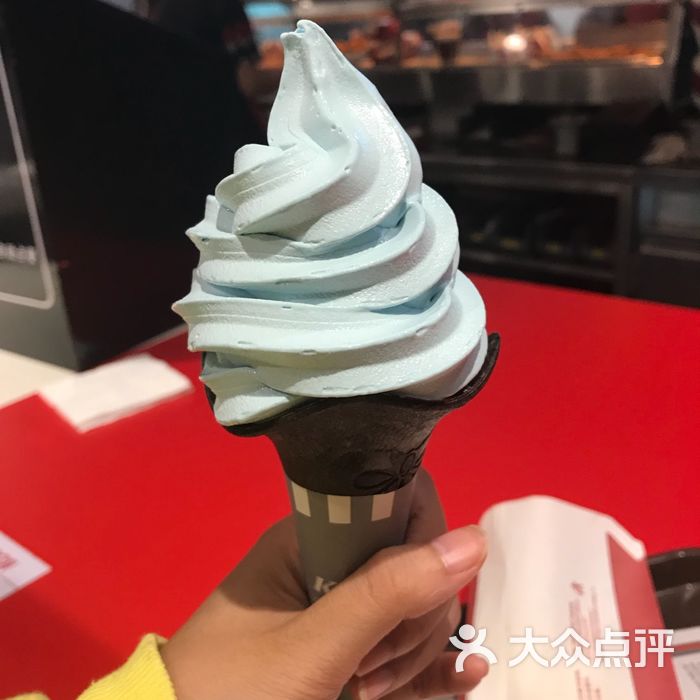 肯德基冲绳海盐冰淇淋图片-北京快餐简餐-大众点评网