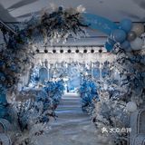 蓝色梦幻婚礼，是你心目中婚礼的样子嘛？