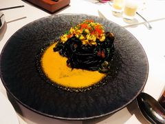 蛤蜊蟹肉鱼子酱海胆墨鱼面-L'Arome芳芳法国餐厅(仙林金鹰店)