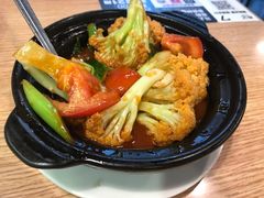 茄汁菜花煲-裕记烧腊连锁餐饮(外马分店)