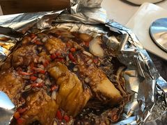 铁板太空鲈鱼-北李妈妈菜·海肠捞饭(高新万达店)