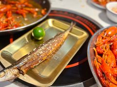 烤秋刀鱼-海岛八号龙虾烧烤田鸡(蓝天路总店)
