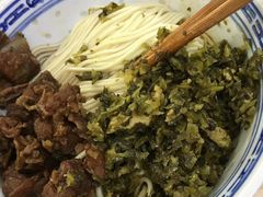 雪菜浇头-盛兴面馆(真儒大厦店)