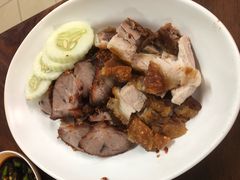 叉烧脆皮猪肉双拼-鸡饭店