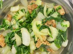 青菜烧油渣-八八餐厅(升州路店)