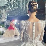 都是在逃公主吧加上绝美婚纱真的是仙女！