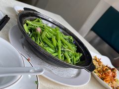 炸酱炒通菜-老字号德记烧腊饭店·海鲜加工