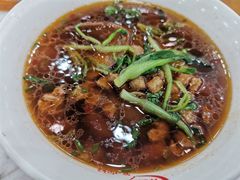辣肉丁红汤细面-老盛兴汤包馆(大华二路店)