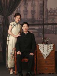 -时光纪亲子全家福照相馆(静安店母女写真父母纪念照)