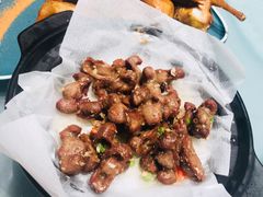 菜心炒鸽杂-大鸽饭(岗顶店)