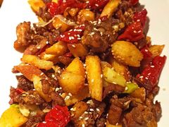 馕炒辣子鸡-谷丽麦馕新疆菜·清真(步步高梅溪新天地店)