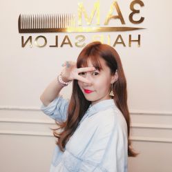 点击看大图 甜美公主卷-3AM HAIR SALON染发烫发接发