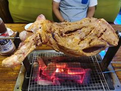 烤羊腿-柿子树炭烤羊腿(金台路店)