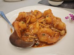 菌菇干烧凤尾虾-马勒别墅·中餐厅