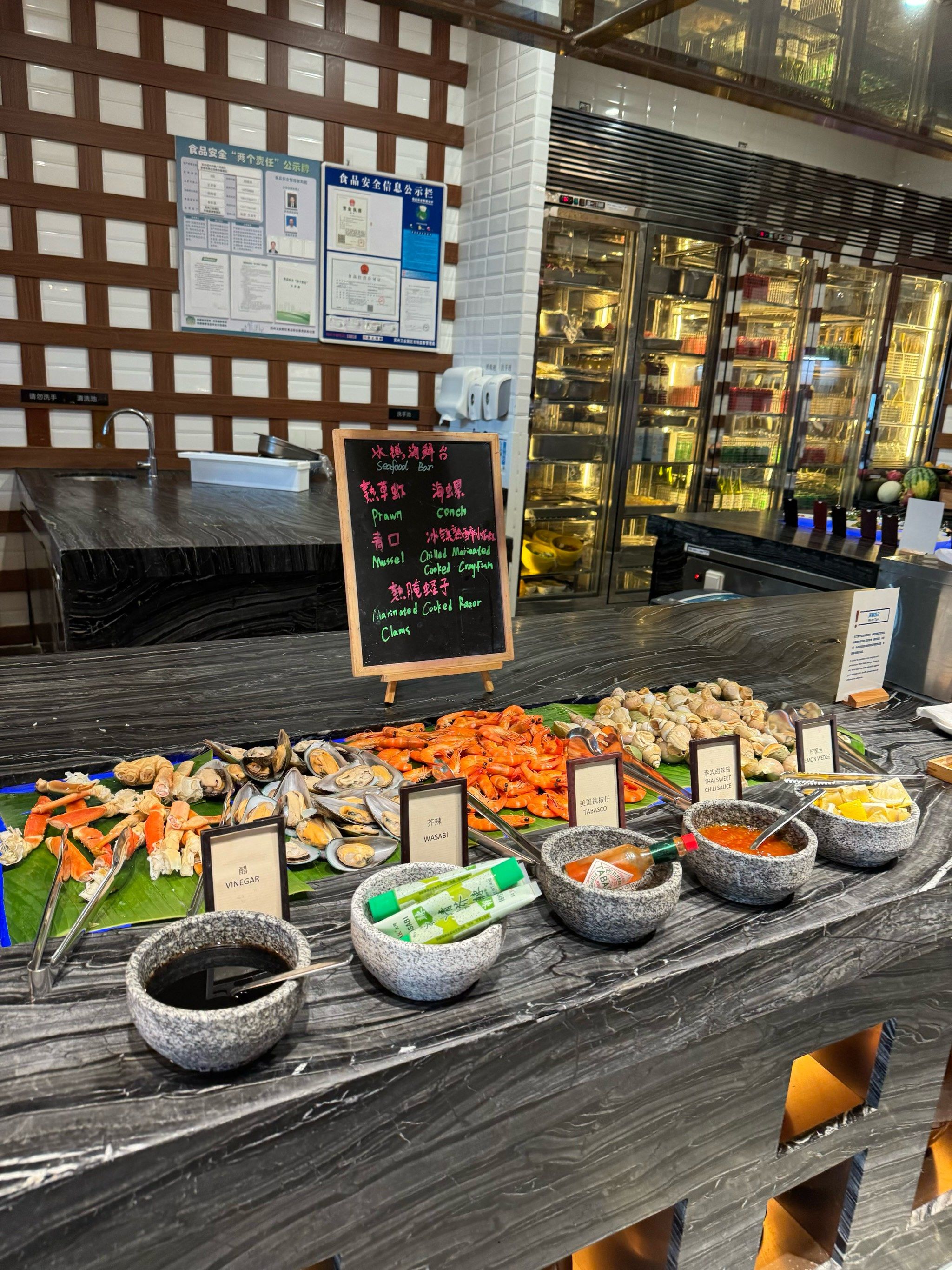 打卡希尔顿酒店自助