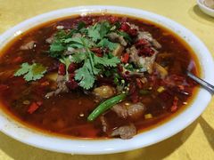 水煮牛肉-龙图阁海鲜饭店