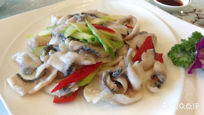 震丰园大酒店(大运河广场店)清炒黑鱼片图片 - 第47张