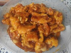 特色锅包肉-闯关东东北农家菜(崂山石老人店)
