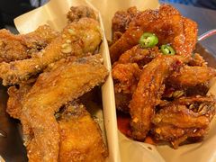 炸鸡一半一半-富乐满韩国正宗炸鸡韩国料理(虹泉路店)