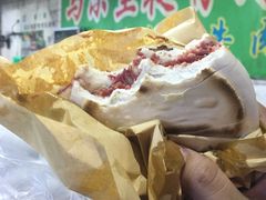 -清真马乐贝腊牛肉蛋黄菜夹馍(马蓉洒金桥店)