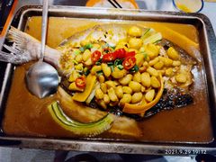 蒜香烤鱼-探鱼·鲜青椒爽麻烤鱼(西南商都店)