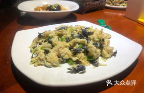 Wild Wood Ear Mushroom Stir-Fried with Eggs
