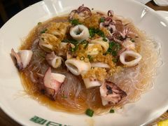 蒜蓉粉丝蒸鱿鱼-新白鹿餐厅(龙游路总店·杭帮菜名店)