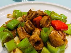 双椒大肠-紫丁香饭店-中餐厅