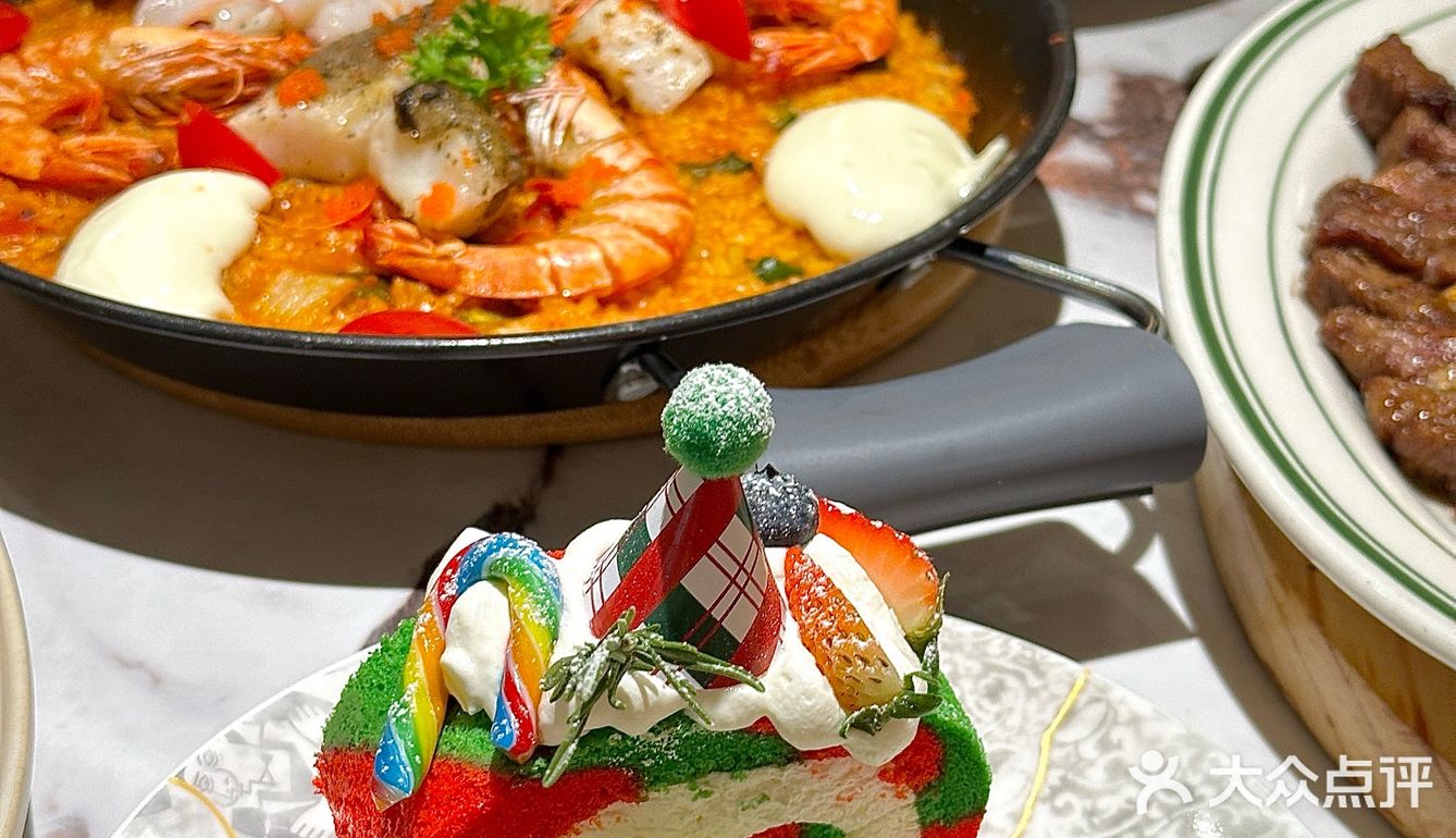 都好好吃 在这样的环境里约会拍照都不耽误