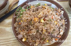 Green Pepper Beef Stir-fry Rice with Egg