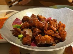 蒜香蜜汁排骨-绿茶餐厅(西单老佛爷店)
